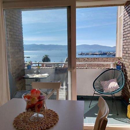 Vista Faro, Playa Panadeira Daire Sanxenxo Dış mekan fotoğraf