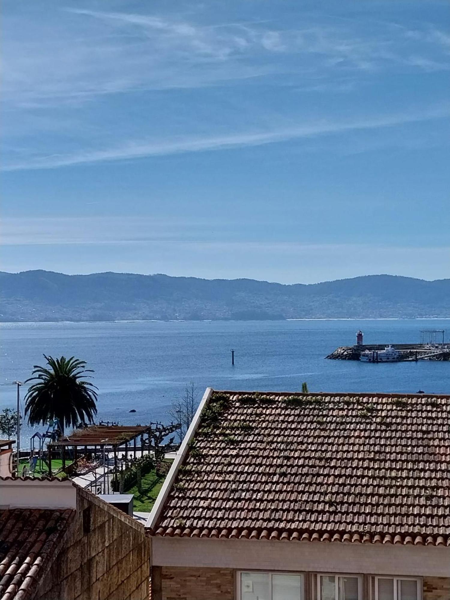 Vista Faro, Playa Panadeira Daire Sanxenxo Dış mekan fotoğraf